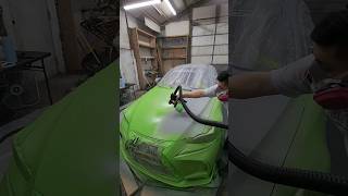 Painting my car 🍏. #shorts #cars #lexus #short