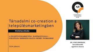 Dr. Jenes Barbara: Társadalmi co-creation a településmarketingben