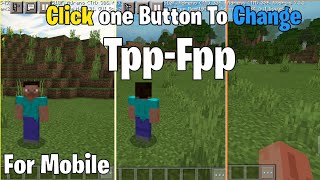 How To Change Camera Angle in One click in Minecraft Mobile |change camera angle in Minecraft pe