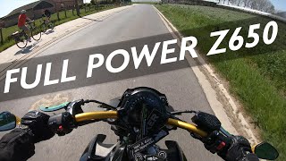 Kawasaki Z650 First Ride (Full Power)