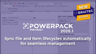 PowerPack for Vault: Sync file and item lifecycles automatically for seamless management