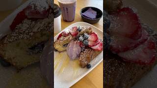 Ube French toast, ube cheese cake and more. Delicious work day vlog💛✨