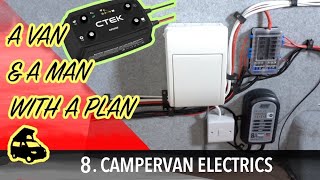 Installing campervan split charger, electrics and plumbing