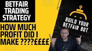 Betfair Trading Strategies - How much profit did these new strategies make after 1 week testing???