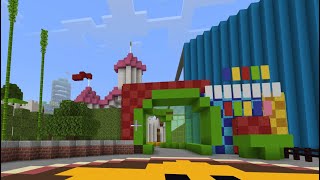 Super Nintendo World in Minecraft (Universal Studios Hollywood)