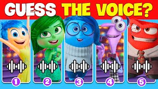 Inside Out 2… Guess the voice | INSIDE OUT 2 Quiz 🎬🤢😡