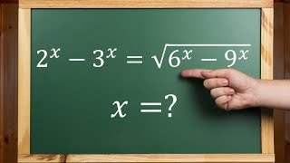 Ecuación exponencial algebraica | Encuentra el valor de x | Olimpiada de Matemáticas