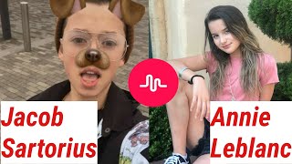 JACOB SARTORIUS vs. ANNIE LEBLANC Musical.ly Compilation