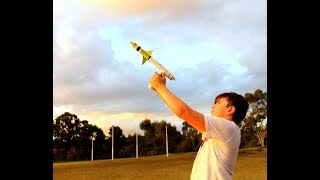 Gas propelled Rocket Launcher