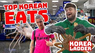 British People Try KOREAN Street Food! | KOREA LADDER