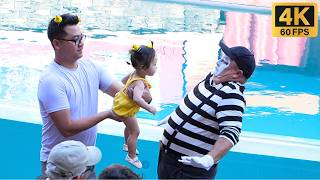 ТОМ, мим, который боится детей! 👶😲😱😂🤣 #tomthemime #seaworldmime #seaworldorlando