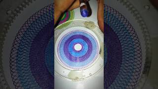 Satisfying Spirograph Art Design with Relax Sounds #ASMRRelax 3s  #art #spiroart #drawing