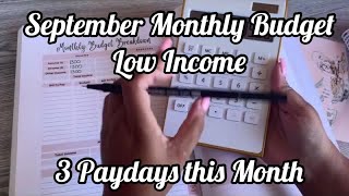 LOW INCOME BUDGET|Low Income Monthly Budget|Budget With Me|How to Budget|Budget for Beginners