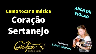 Como tocar a música Coração sertanejo