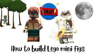 How to build Lego mini figures. Series 2 Marvel.