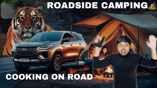 आज KARI ROADSIDE CAMPING🏕️ बनाया KHANA🥪||#camping