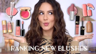 RANKING NEW LIQUID & CREAM BLUSHES with Application || Tania B Wells