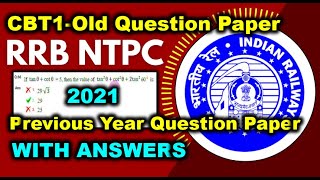 RRB NTPC CBT 1 Previous Year Question Paper With Answers |Exam2024 | Railway Recruitment Boards |🚆💯