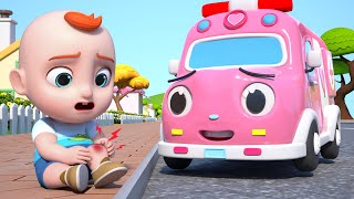 Wheels On The Ambulance Kids Song with Leo | Kids Cartoons and Nursery Rhymes