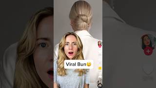 OMG😳was sagt ihr zu Ergebnis? #haare #hairtutorial #buntutorial #viralbun #dutt #frisurentutorial