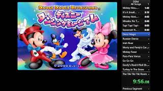 Dance Dance Revolution: Disney Dancing Museum All Songs Speedrun (38:58)