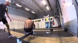 Pansar kör Italian Throwdown 2014 WOD 1