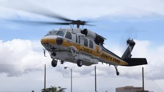 LA County Sikorsky S-70 Firehawk Flies into Las Vegas for Heli-Expo 2018 – AINtv Express