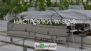 Настройки. W-Sens.