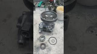 TATA Super ace mint powder steering pump restoration (bearing/oil seal/"o" rings) change