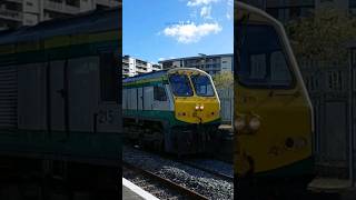 #Shorts - 2 Tone Horn! 🎺 Irish Rail InterCity Mark 4 & Loco 201 headed to Cork passing by Parkwest