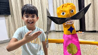 Must Ravan Bana Diya 😂 | Homemade Ravan | Yaatri