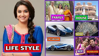 Keerthy Suresh Life Style 2023,carcollection,Family,House,Net & Worth,Boy friend, career,Income,Age