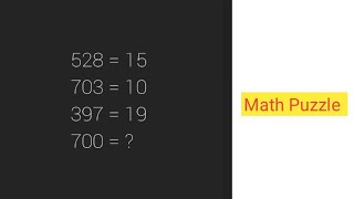 Math Puzzle | Learn How To Solve This Puzzle | Part - 49