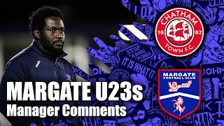 Margate Football Club U23s Interview - Chatham Town (A)