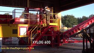 RABAUD : combiné de bois de chauffage : XYLOG 600 poste fixe