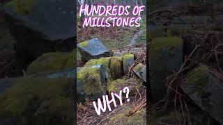 Why are there hundreds of millstones left at Bolehill Quarry?