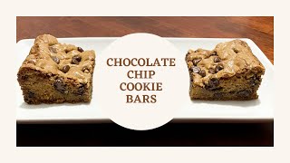 Recipe Review: Chocolate Chip Cookie Bars from Preppy Kitchen