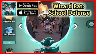 Wizard Rat School Defense Gameplay - An RPG Game for Android