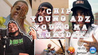 American Reacts To UK Rappers | Chip feat. Young Adz & Young MA - Lumidee | GRM Daily Reaction