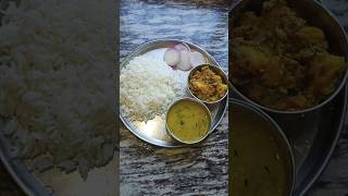 Punjabi popular veg thali recipe|वेज चावल दाल सब्जी थाली  रेसिपी | #food #trending #viral