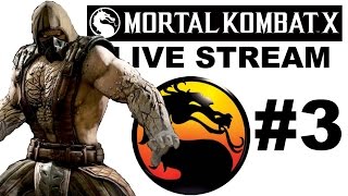 Mortal Kombat X Live Stream #3: Tremor Gameplay (Facecam /Live Chat)