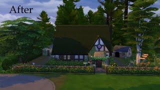 Sims 4 | Rustic Residence-Grandma's house | Speed Build