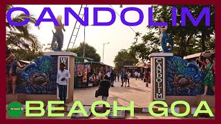 Candolim Beach Goa | Beautiful Beach of Goa India | Walking tour