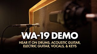 WA-19 Dynamic Studio Mic Demo | Hear It On Drums, Vocals, Acoustic Guitar, Electric Guitar, Keys