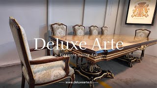 Classic Luxury Traditional Design Dining Table 10 Seater by Deluxe Arte Furniture (Model: Elegante)