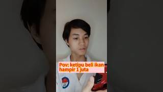 Pov: ketipu beli ikan hias hampir 1 juta #shorts #pov