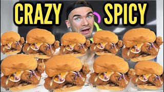 MASSIVE SPICY CHICKEN SANDWICH CHALLENGE (California’s Biggest) | Joel Hansen Raw