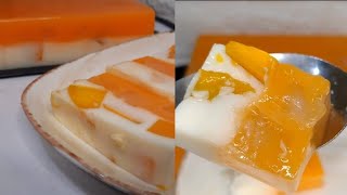 MANGO PUDDING WITH NATA DE COCO || PUDING MANGGA NATA DE COCO