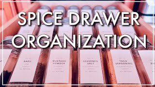 SPICE DRAWER ORGANIZATION and SOLUTIONS