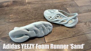 Adidas Yeezy Foam Runner 'Sand'' Review & On Feet!!!